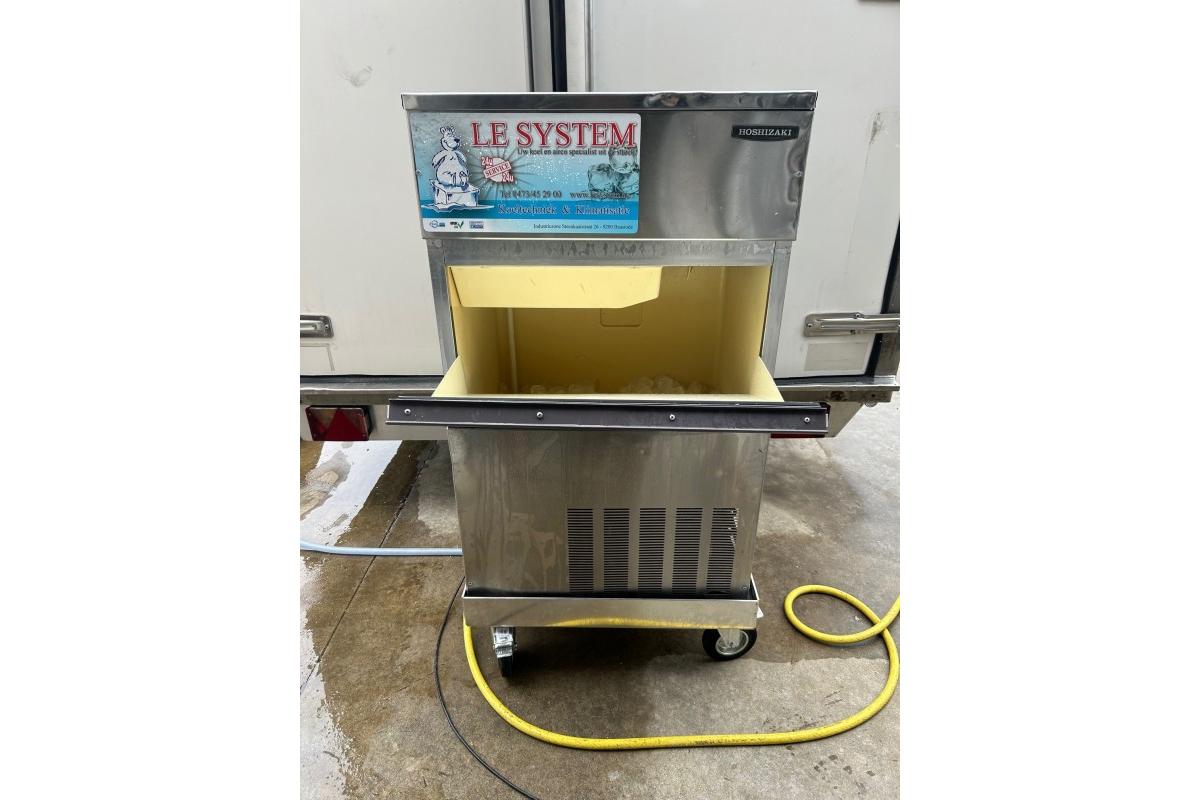 Koelwagenverhuur - LE System: Koelwagenverhuur - LE System - IJsmachine Hoshizaki Dagproductie 130Kg - Koelwagenverhuur - LE System